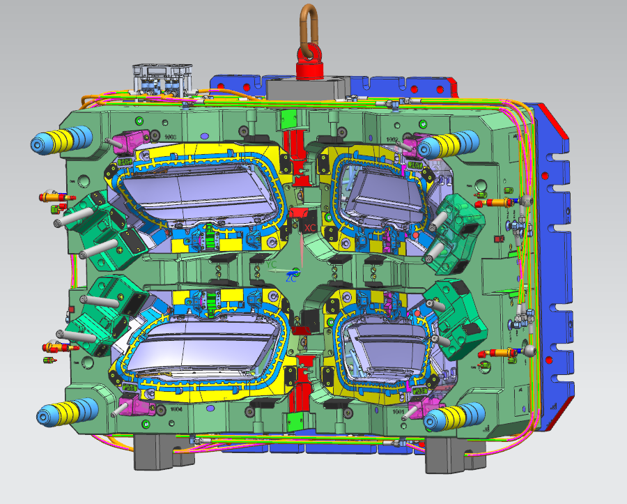 Headlamp Double Shot Mould -1